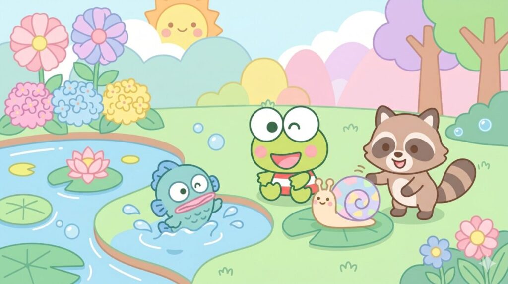 Los amigos de Keroppi